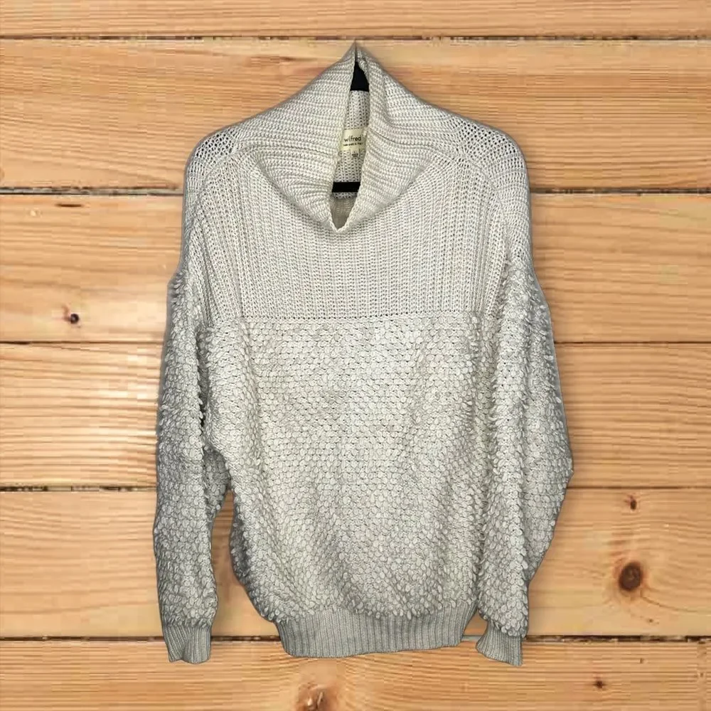 Aritzia Wilfred 100% Wool Chunky Sweater - Picture 2 of 9